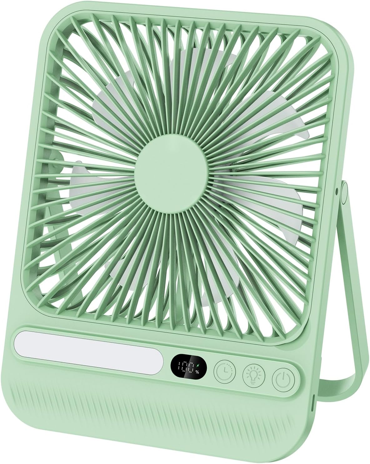 8000mAh Portable Travel Fan,7in 28hrs Ultra-Thin Desk Fan