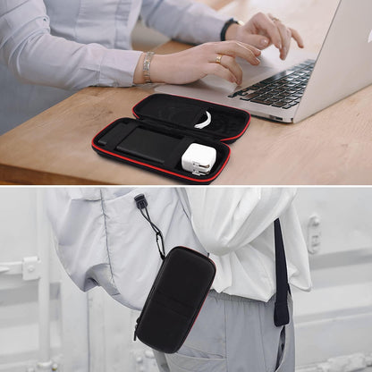 Hard Travel Case Fit for RAVPower 26800/20100/20000mAh, Anker Power Core 26800mAh/PowerCore +26800mAh, Dulla M50000 Power Bank 12000mAh, ROMOSS 30000mAh, Lab599 Tx500 Radio (Large Black)