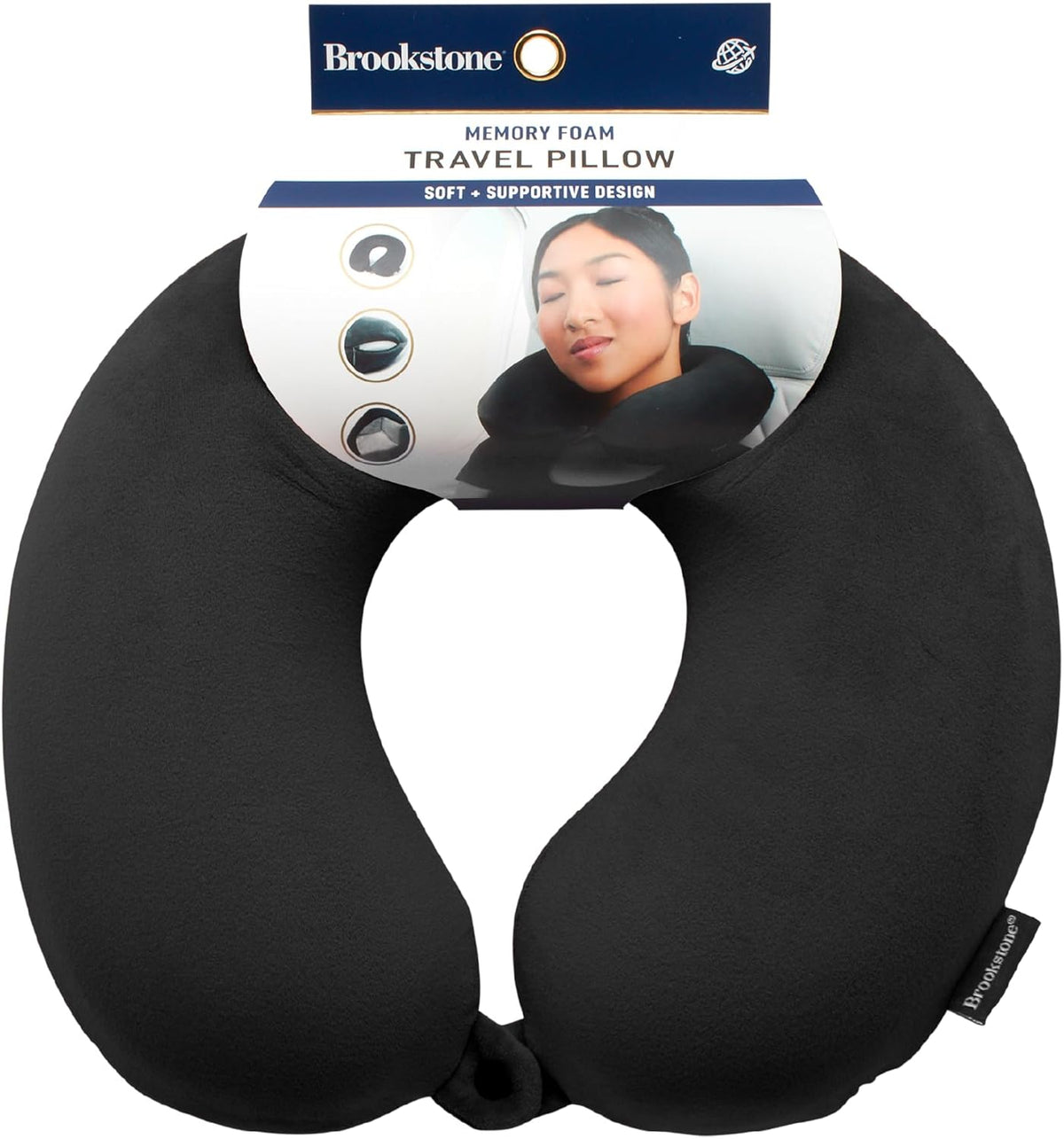 Travel Neck Pillow - Lightweight U-Shaped Memory Foam Travel Pillow for Airplane, Car Travels & Sleeping, Blue