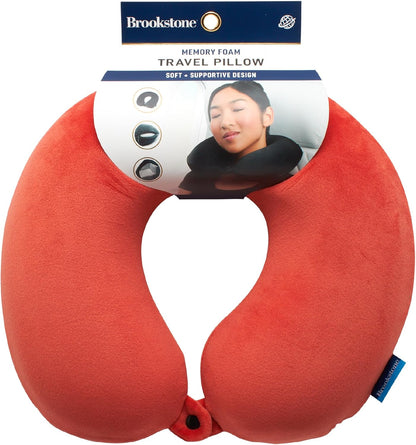 Travel Neck Pillow - Lightweight U-Shaped Memory Foam Travel Pillow for Airplane, Car Travels & Sleeping, Blue