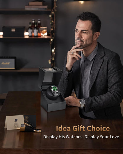 Watch Winder for Automatic Watches: Automatic Single Watch Winder Box