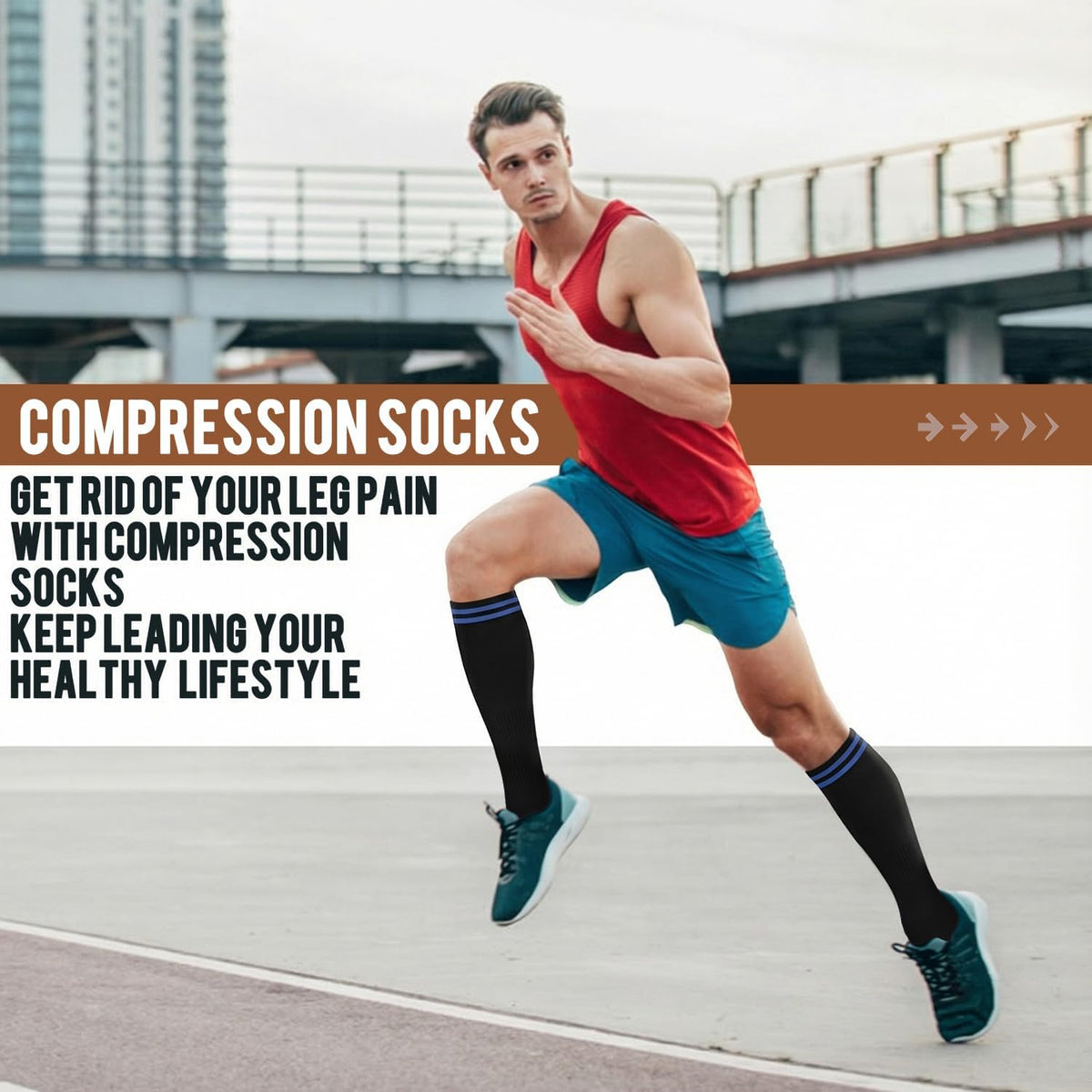 Copper Compression Socks Men & Women 4 Pairs,Best Support for Nurses,Running,FLying,Athletic