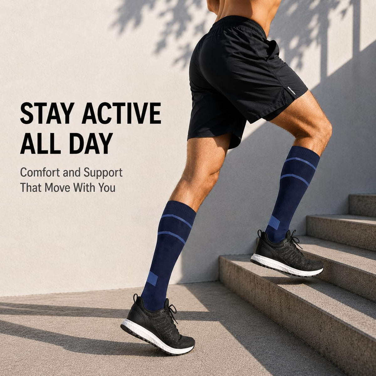 Copper Compression Socks Men & Women 4 Pairs,Best Support for Nurses,Running,FLying,Athletic