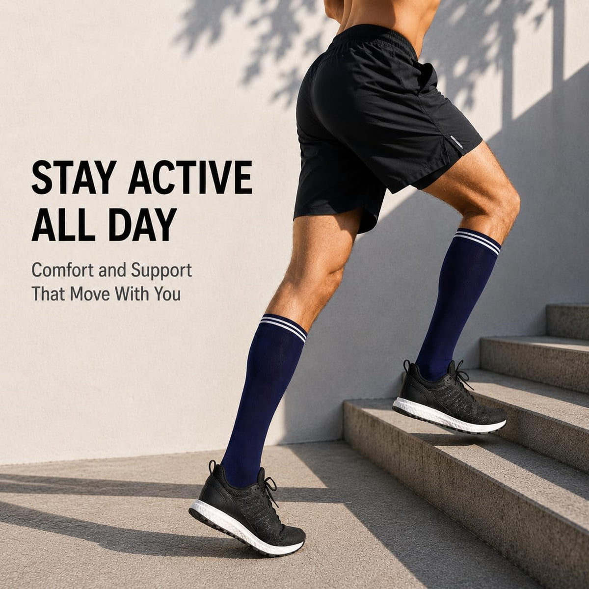 Copper Compression Socks Men & Women 4 Pairs,Best Support for Nurses,Running,FLying,Athletic