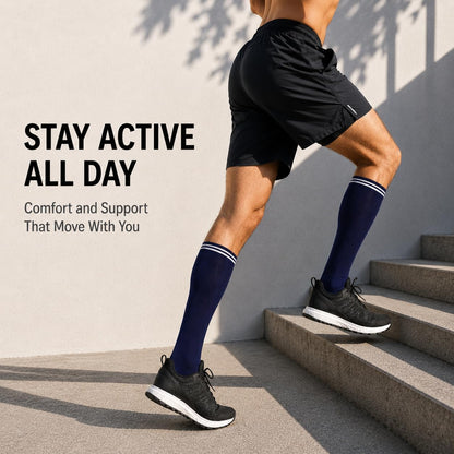 Copper Compression Socks Men & Women 4 Pairs,Best Support for Nurses,Running,FLying,Athletic