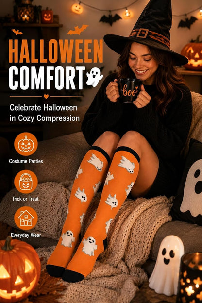 Copper Compression Socks Men & Women 4 Pairs,Best Support for Nurses,Running,FLying,Athletic