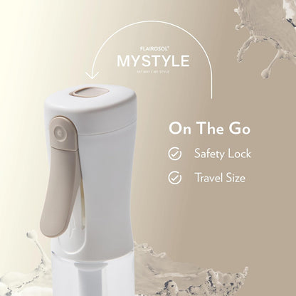 MyStyle Travel Continuous Spray Bottle, 3.04oz/90ml, White