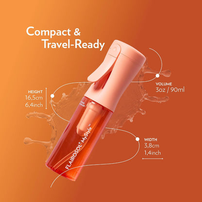 MyStyle Travel Continuous Spray Bottle, 3.04oz/90ml, White