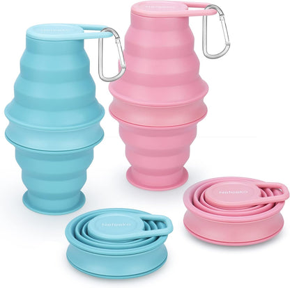 Collapsible Water Bottle, BPA Free Silicone Foldable Water Bottles