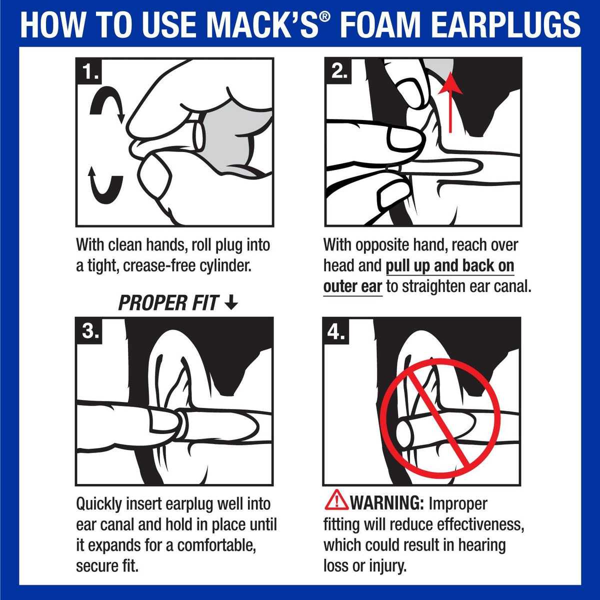 Blackout Soft Foam Earplugs, 7 Pair with Travel Case - 32 dB Highest NRR, Comfortable Ear Plugs for Concerts, Jam Sessions, Nightclubs, Loud Events and Shooting Sports