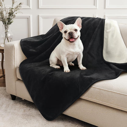 Waterproof Blanket for Bed, Soft Flannel Twin Bed Blanket 60" x 80"