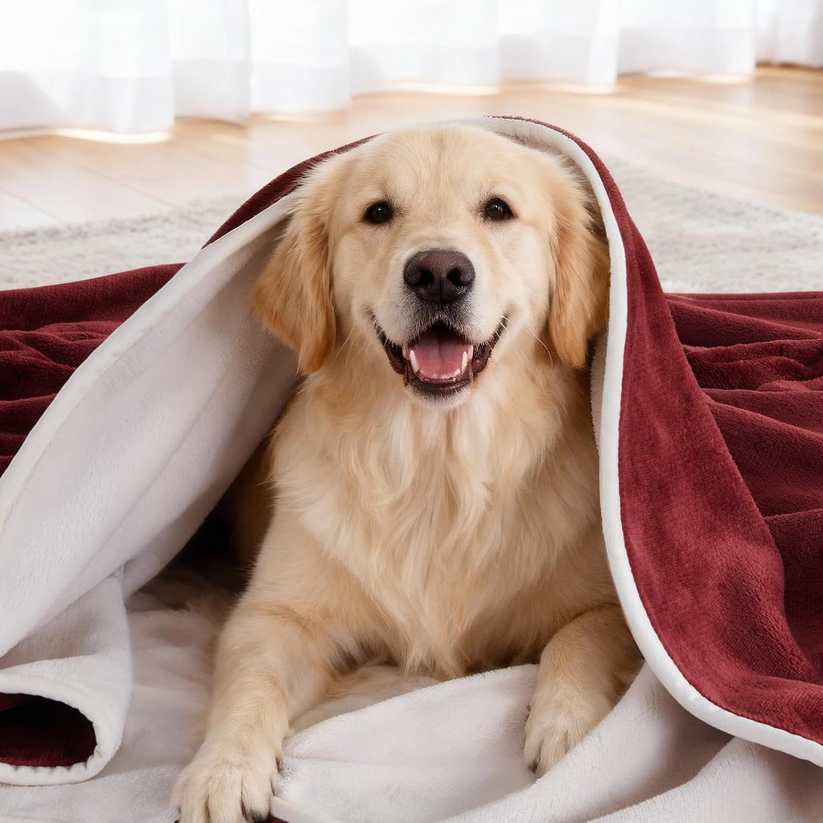 Waterproof Blanket for Bed, Soft Flannel Twin Bed Blanket 60" x 80"