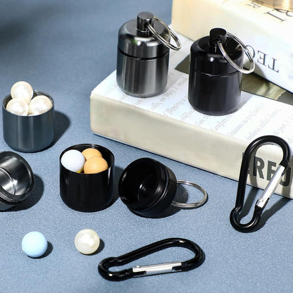 4 Pack Ear Plug Carrying Case, Black, Gray