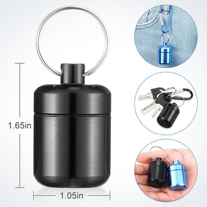 4 Pack Ear Plug Carrying Case, Black, Gray