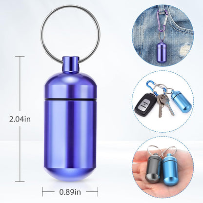 4 Pack Ear Plug Carrying Case, Black, Gray