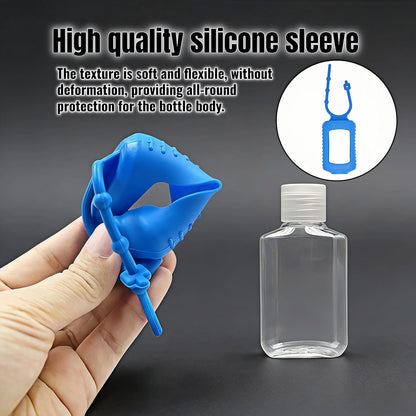 4-Pack Travel Refillable Squeeze Bottles, 2oz/60ml, Clear PETG Plastic