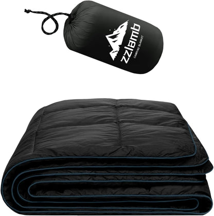 Camping Blanket Compact Down Alternative Outdoor Blanket