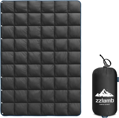 Camping Blanket Compact Down Alternative Outdoor Blanket