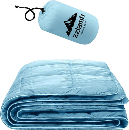 Camping Blanket Compact Down Alternative Outdoor Blanket