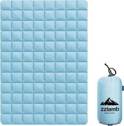 Camping Blanket Compact Down Alternative Outdoor Blanket