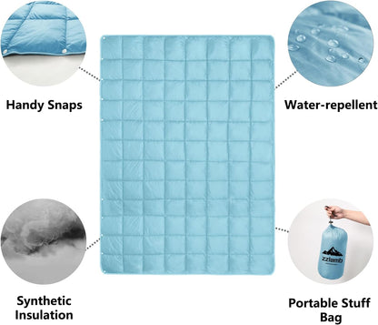 Camping Blanket Compact Down Alternative Outdoor Blanket