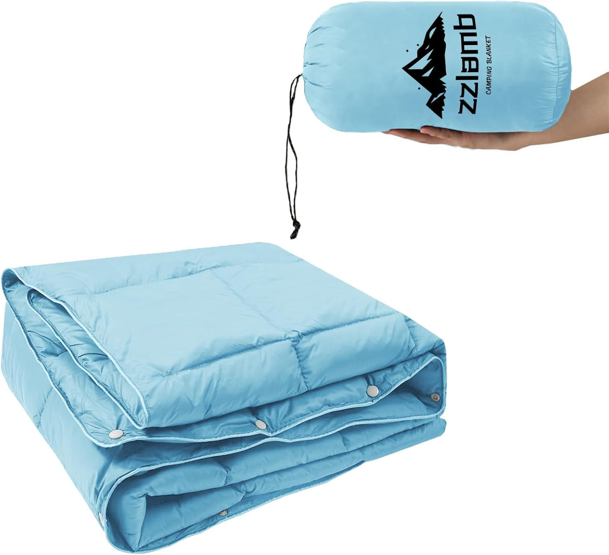 Camping Blanket Compact Down Alternative Outdoor Blanket