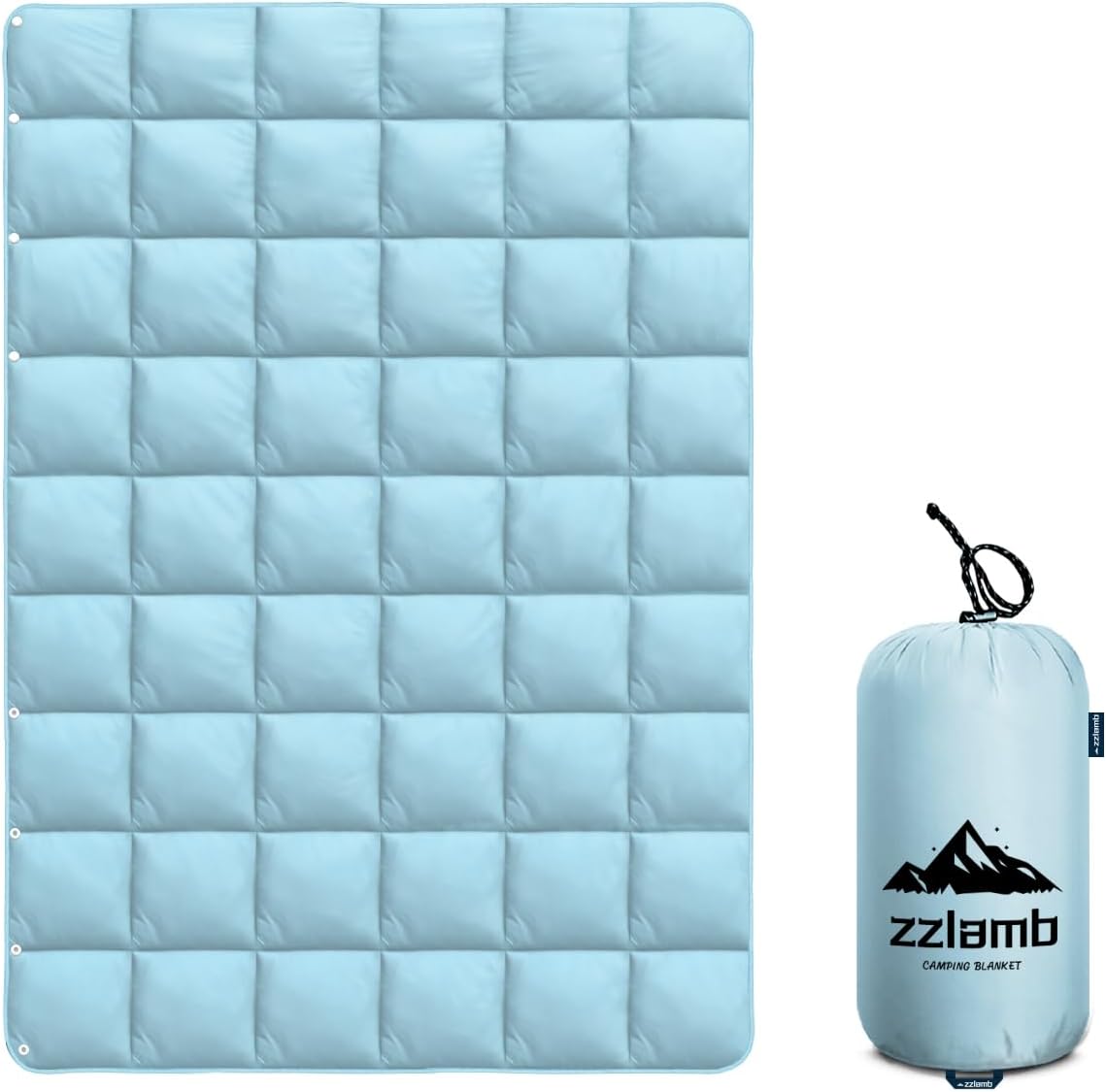 Camping Blanket Compact Down Alternative Outdoor Blanket