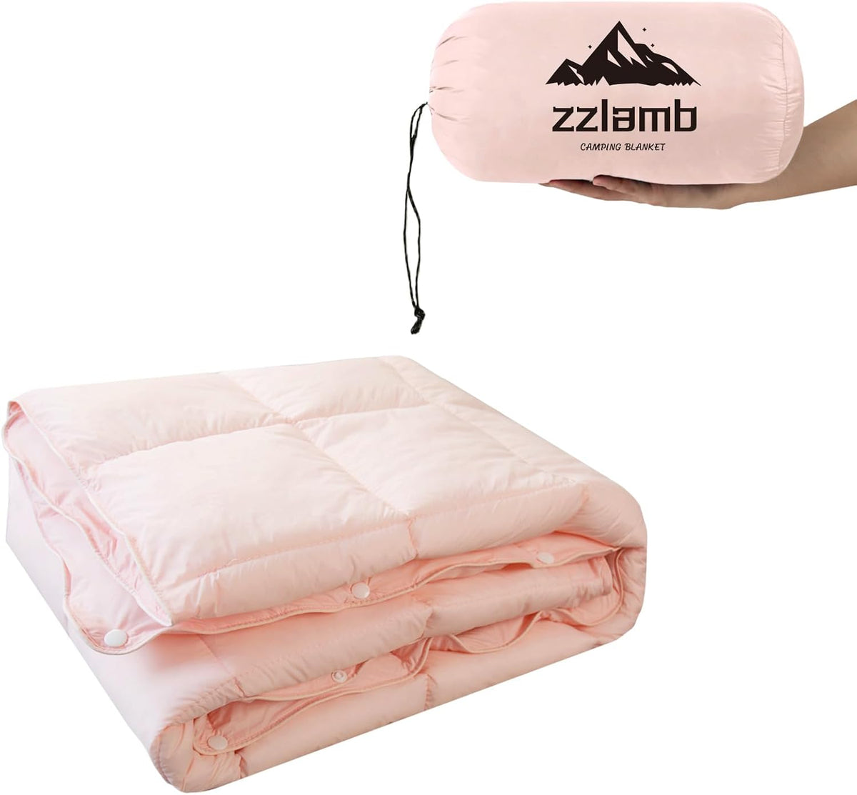Camping Blanket Compact Down Alternative Outdoor Blanket