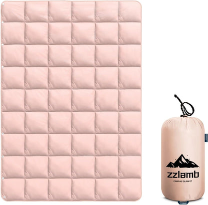 Camping Blanket Compact Down Alternative Outdoor Blanket