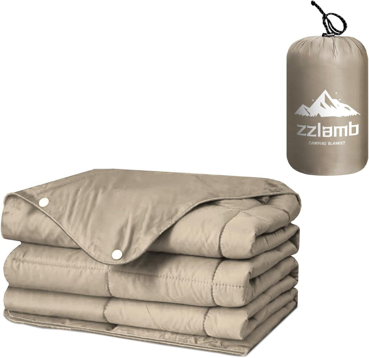 Camping Blanket Compact Down Alternative Outdoor Blanket