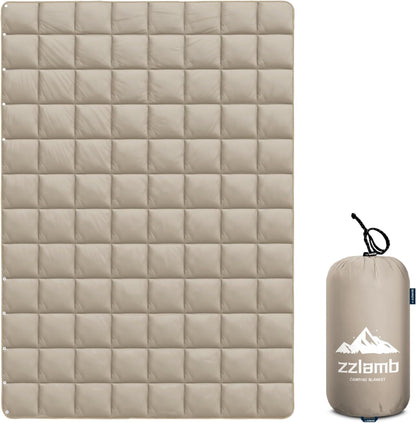 Camping Blanket Compact Down Alternative Outdoor Blanket