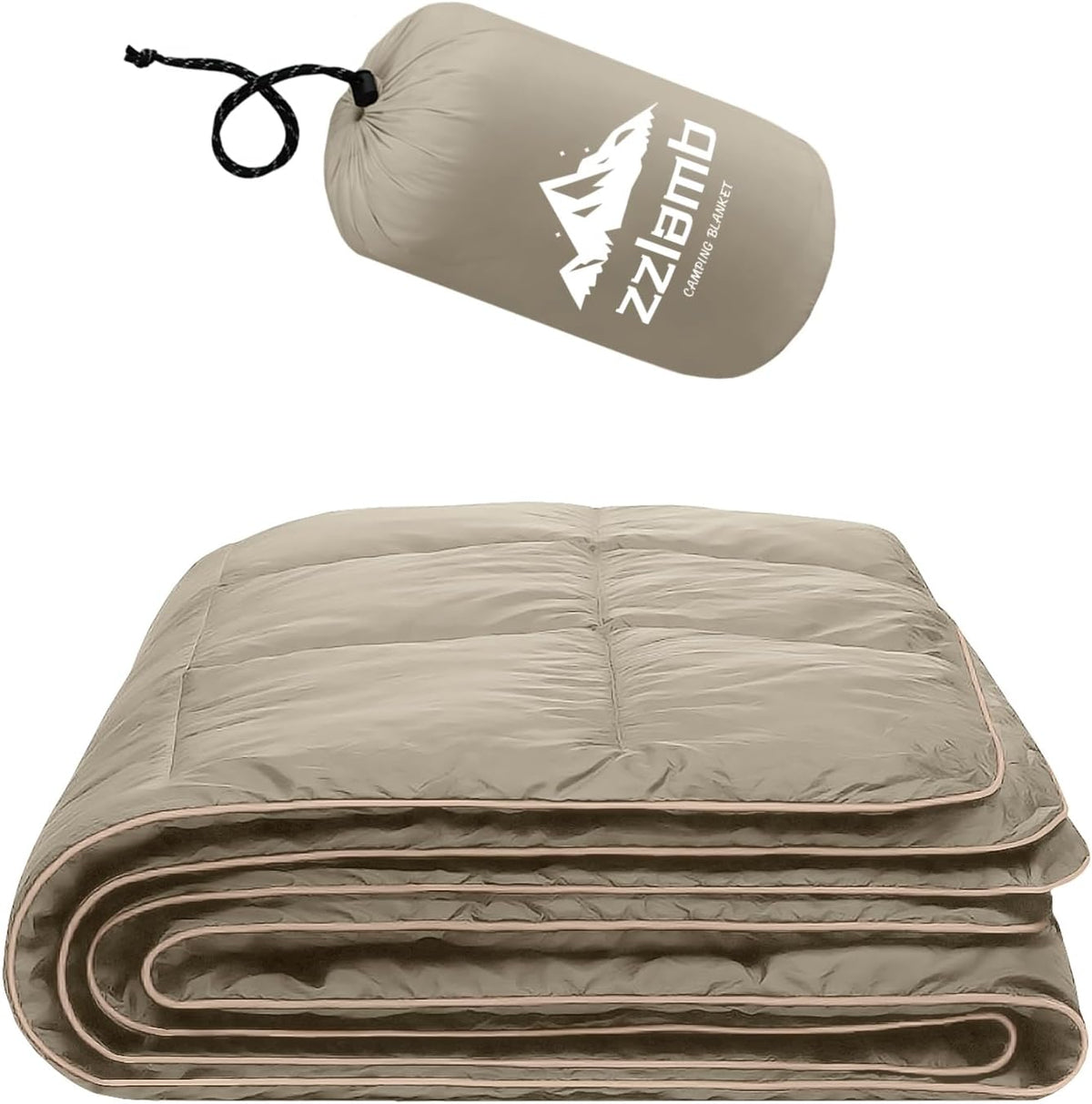 Camping Blanket Compact Down Alternative Outdoor Blanket
