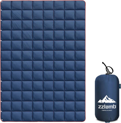 Camping Blanket Compact Down Alternative Outdoor Blanket
