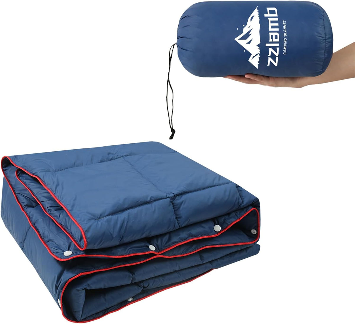 Camping Blanket Compact Down Alternative Outdoor Blanket