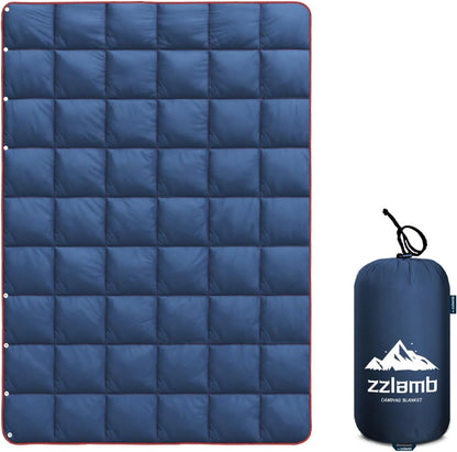 Camping Blanket Compact Down Alternative Outdoor Blanket