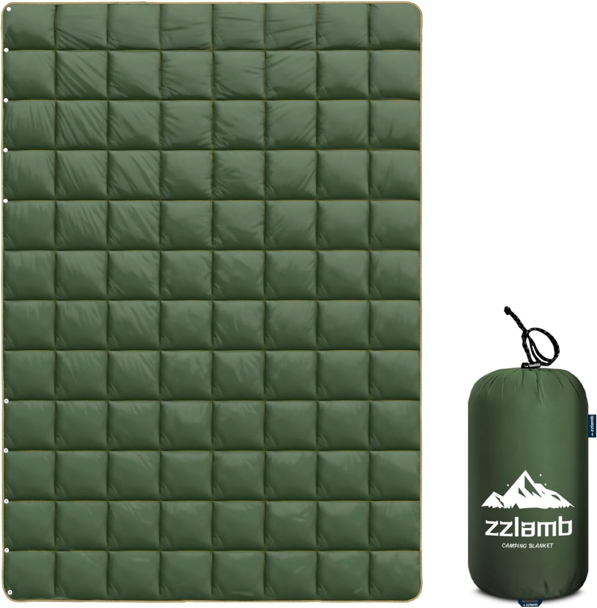 Camping Blanket Compact Down Alternative Outdoor Blanket