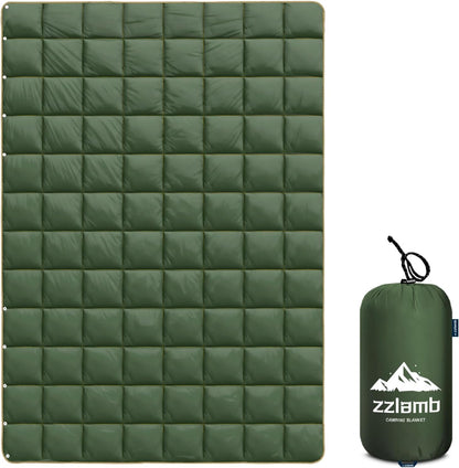 Camping Blanket Compact Down Alternative Outdoor Blanket