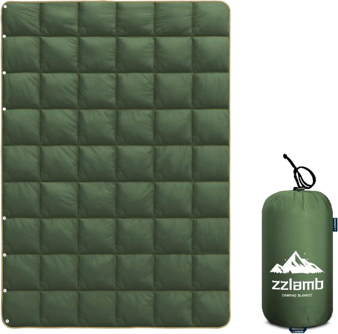 Camping Blanket Compact Down Alternative Outdoor Blanket
