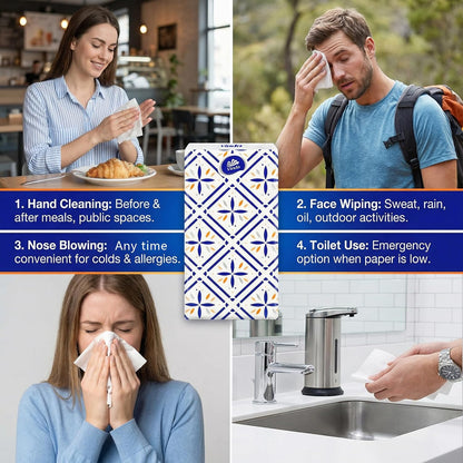 3-Ply Ultra Care Pocket Tissues, Travel Size (of 10 Tissues)