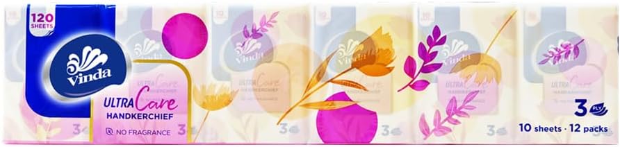 3-Ply Ultra Care Pocket Tissues, Travel Size (of 10 Tissues)