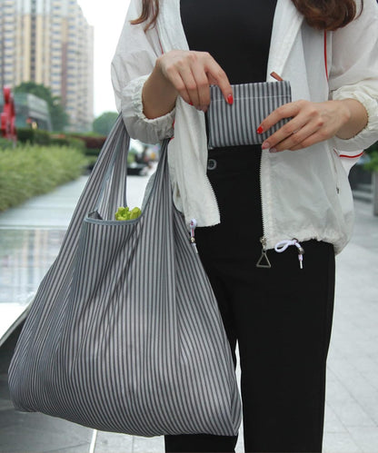 Reusable Grocery Bags, Eco-Friendly Folding Tote Shopping Bag fits in Pocket, Washable Waterproof Nylon Pouch Bags