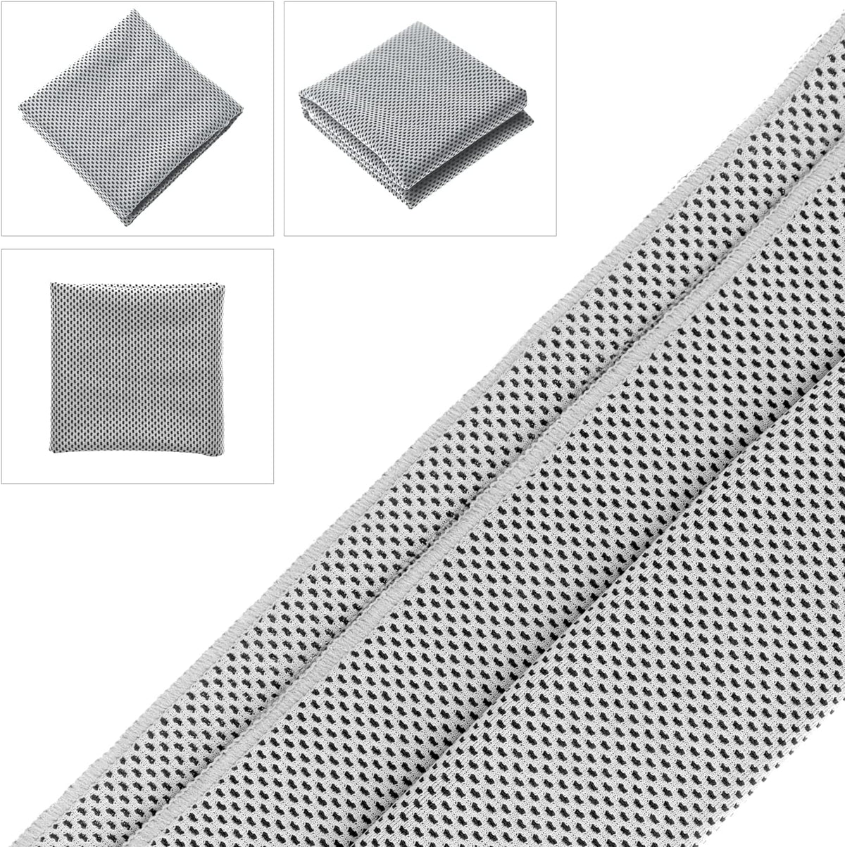 Cooling Towel (Pack of 20, 40"x12") with Pouches for Sports