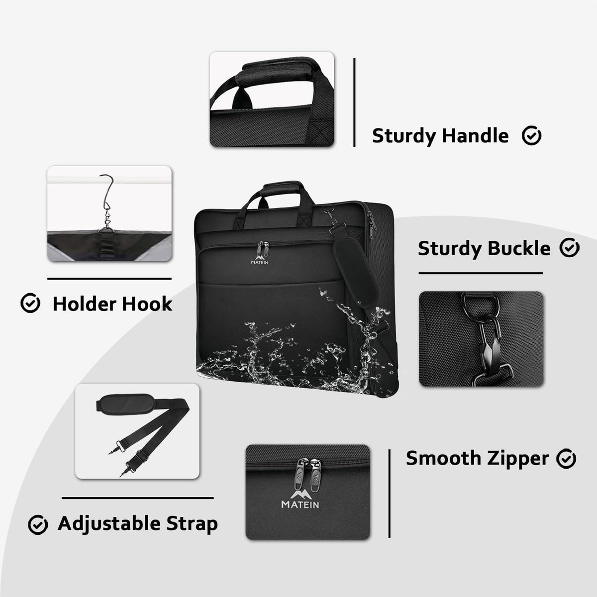Garment Bag for Travel, Large Carry on Garment Bags for Business