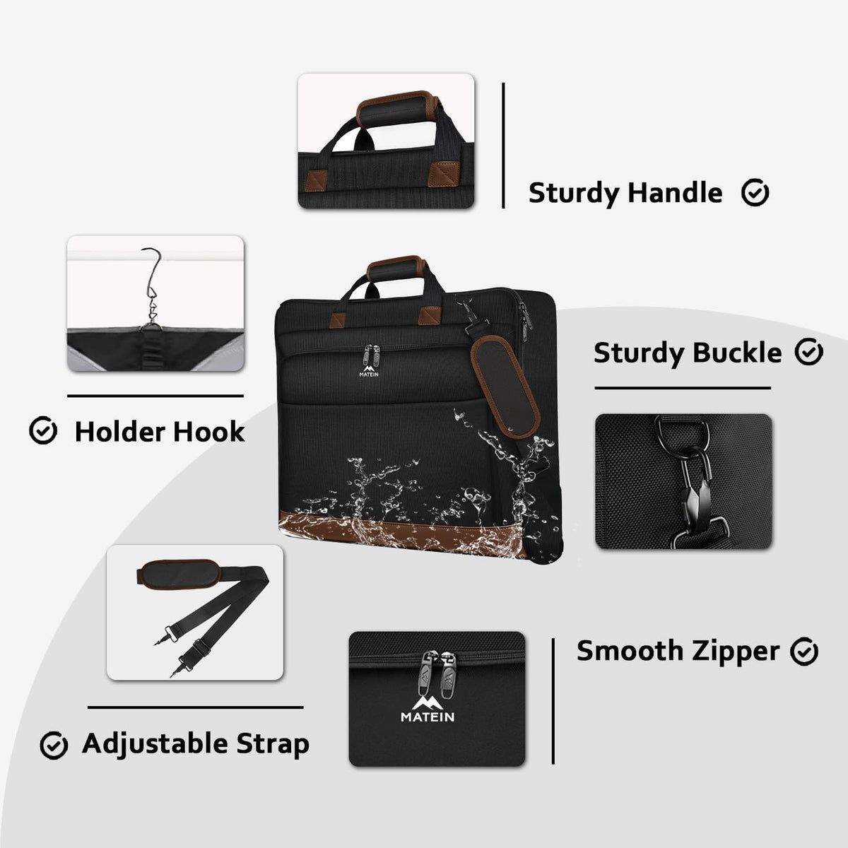 Garment Bag for Travel, Large Carry on Garment Bags for Business