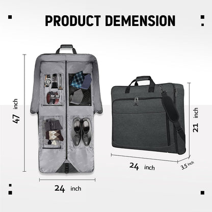 Garment Bag for Travel, Large Carry on Garment Bags for Business