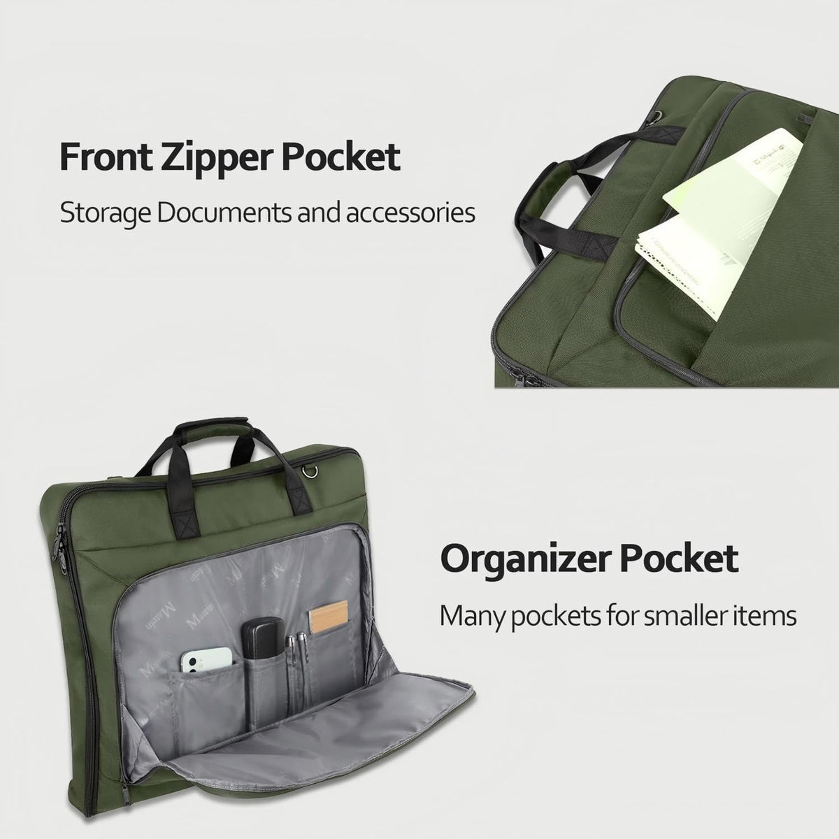Garment Bag for Travel, Large Carry on Garment Bags for Business