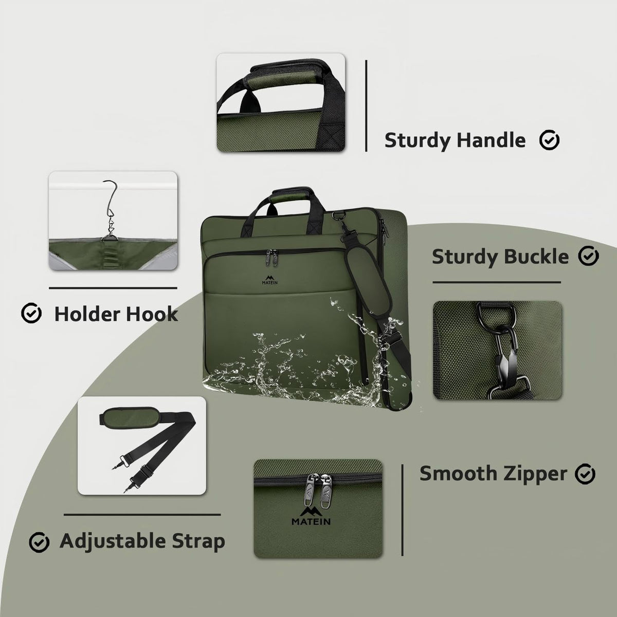 Garment Bag for Travel, Large Carry on Garment Bags for Business