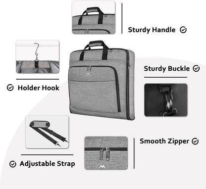 Garment Bag for Travel, Large Carry on Garment Bags for Business