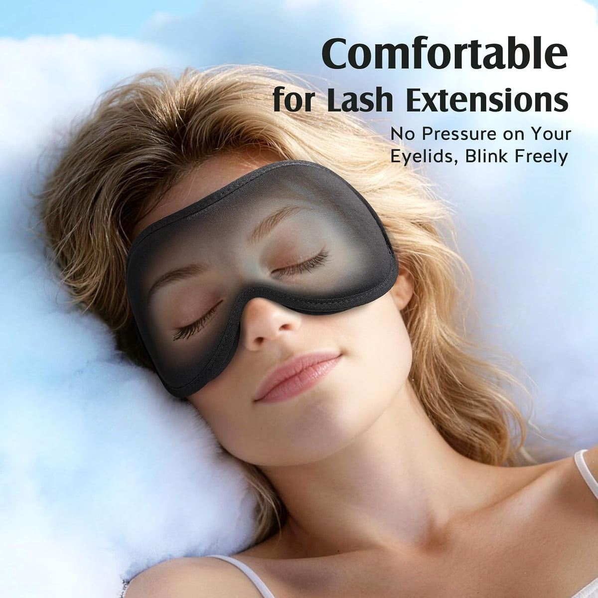 Sleep Mask for Women Lash Extension 3D PRO Eye Mask for Sleeping