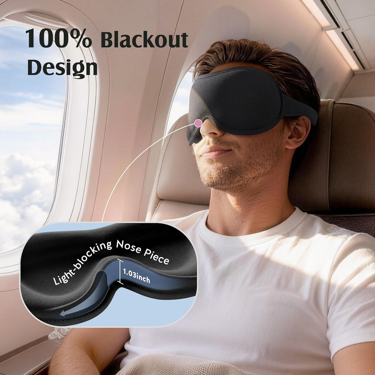 Sleep Mask for Women Lash Extension 3D PRO Eye Mask for Sleeping